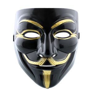 Μάσκα Anonymous V for Vendetta - Μαύρη