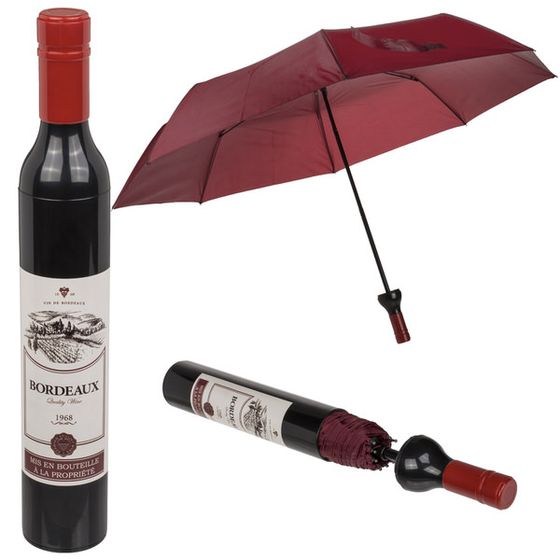 Ομπρέλα σε σχήμα μπουκάλι κρασί