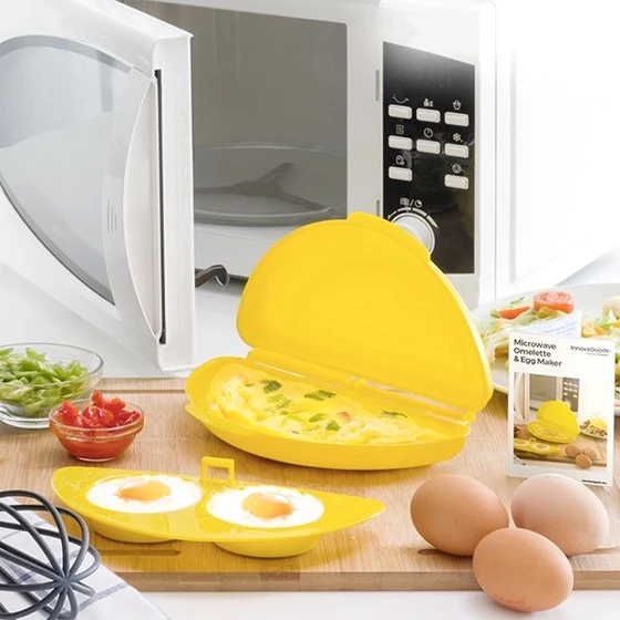 Σκεύος αυγών για τον φούρνο μικροκυμάτων