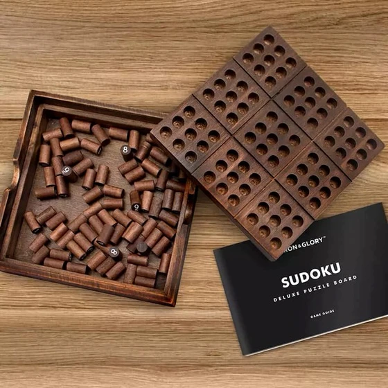 Πολυτελές ξύλινο παιχνίδι sudoku Iron & Glory