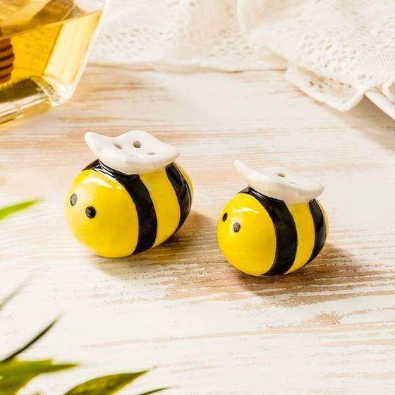 Σετ Αλάτι & Πιπέρι - μελισσούλες