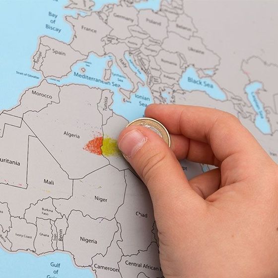Παγκόσμιος ξυστός χάρτης Lite