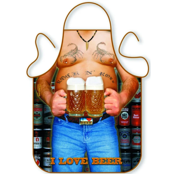 Ποδιά I Love Beer